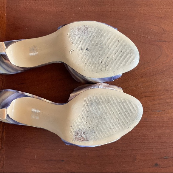Beautiful Moda Spana silk slides in watercolor ombré silk - Picture 5 of 5